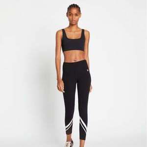 Tory Burch SCULPT COMPRESSION CHEVRON 7/8 LEGGING